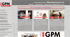 Desktop Screenshot of gpmhydraulic.com